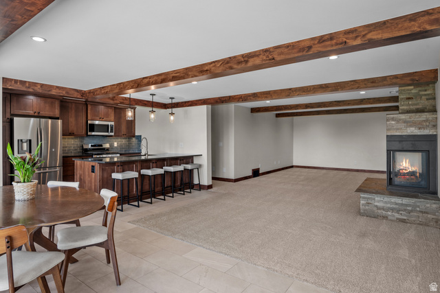 4221 Juniper Circle Alpine, UT 84004 - Photo 24 of 66 Basement Kitchen and living room