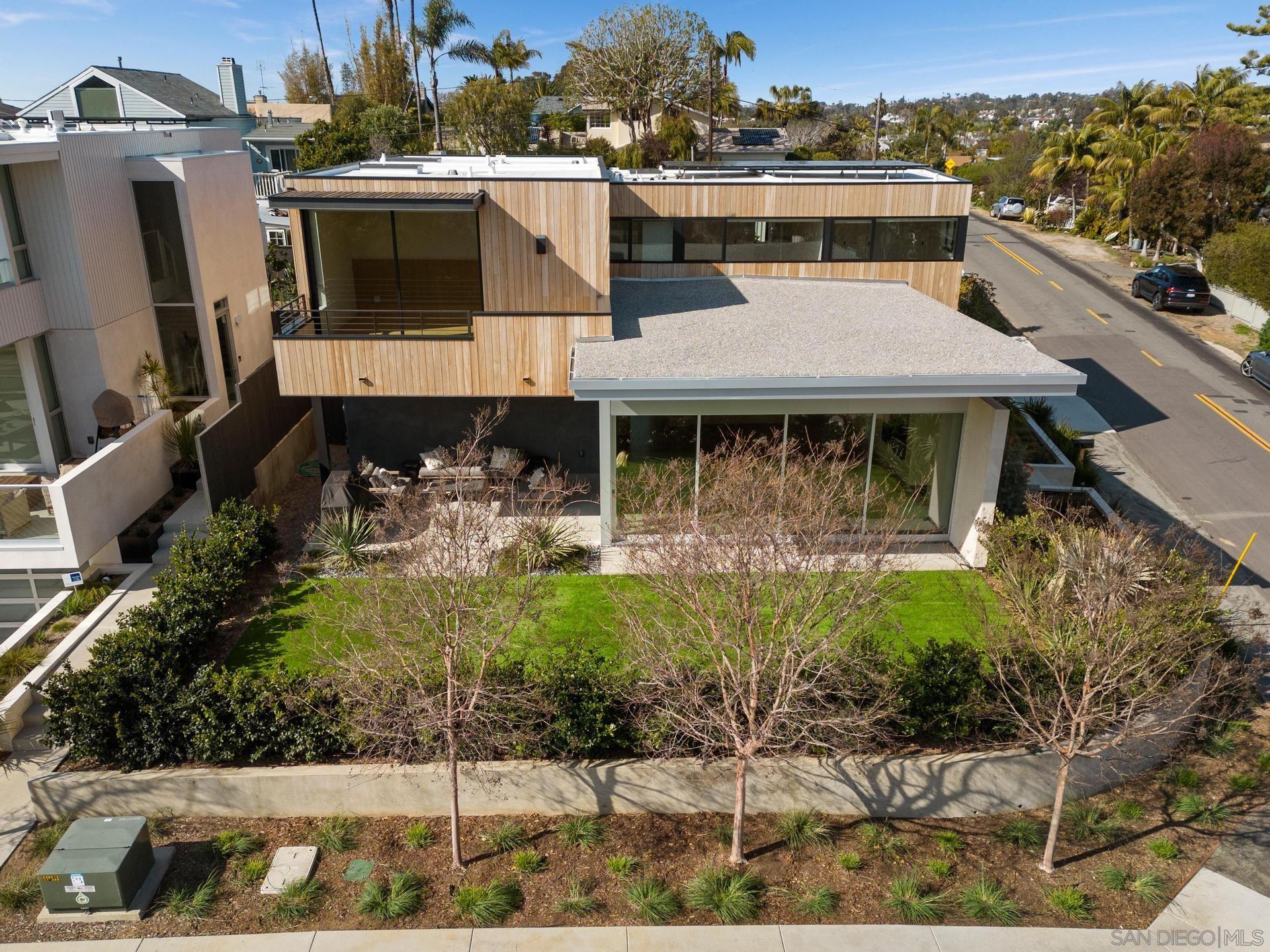 664 Cornish Drive Encinitas, CA 92024 - Photo 2 of 46 a aerial view of a house with a yard