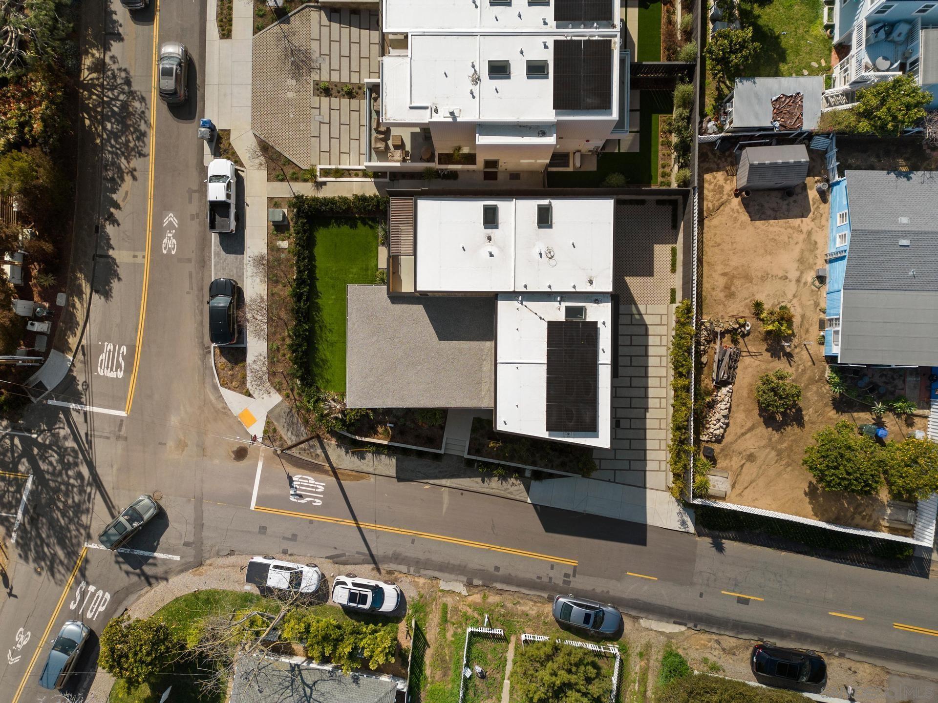 664 Cornish Drive Encinitas, CA 92024 - Photo 34 of 46 an aerial view of residential houses with outdoor space