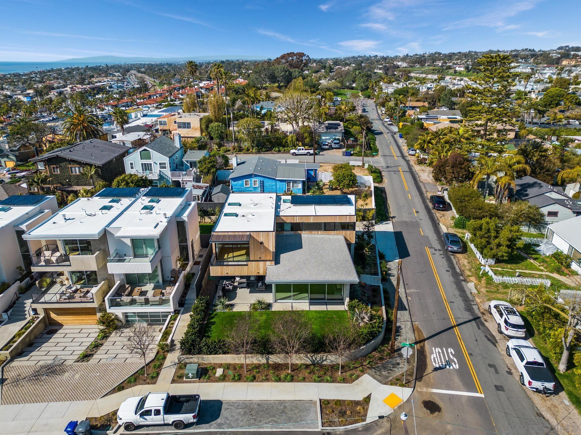 664 Cornish Drive Encinitas, CA 92024 - Photo 36 of 46 an aerial view of residential houses with outdoor space