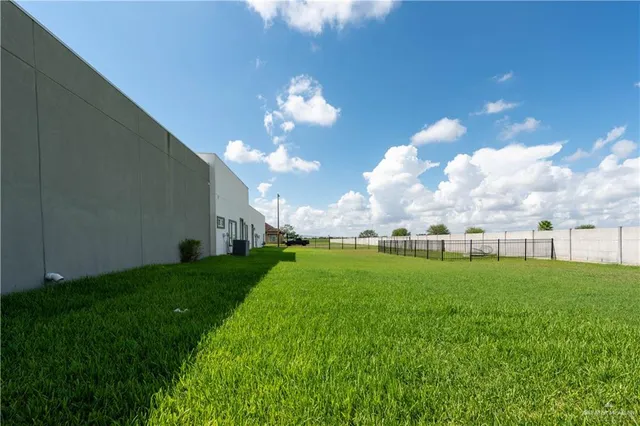 an aerial view of a house having outdoor space