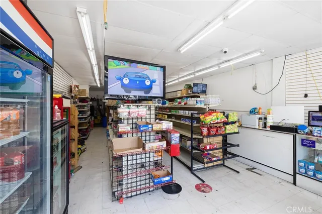 a view of storage and utility room