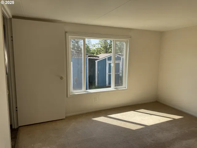 a bathroom with a shower and a toilet