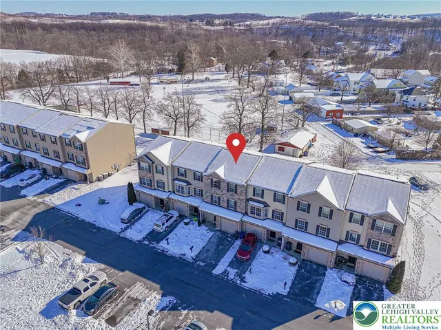 an aerial view of city