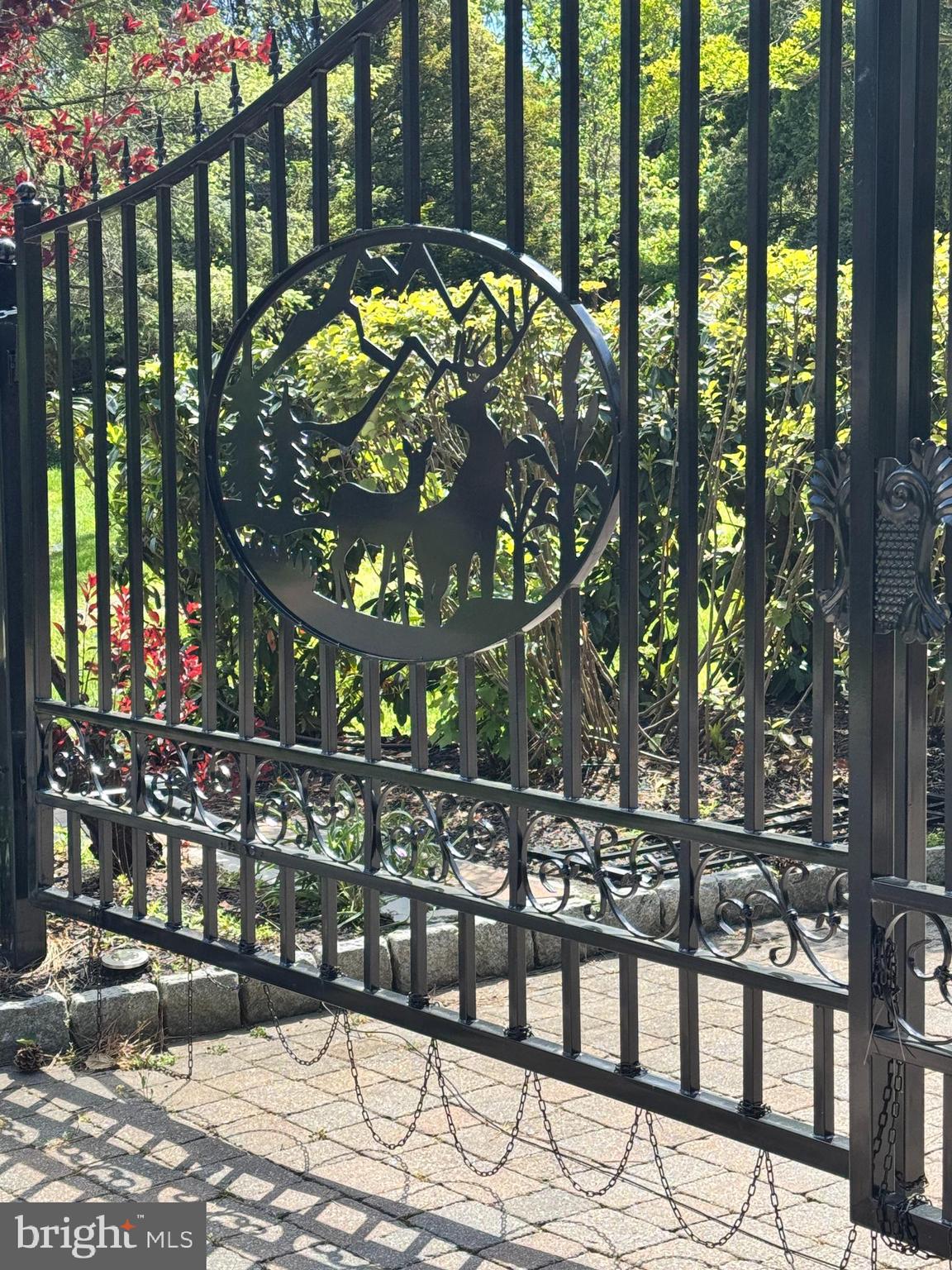 903 Penn Valley Road Media, PA 19063 - Photo 4 of 52 Electric gate at the foot of the driveway.