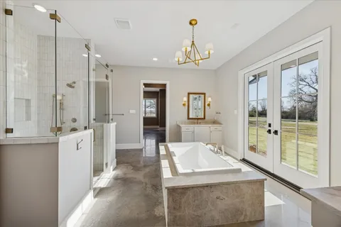 a very nice looking room with a large window