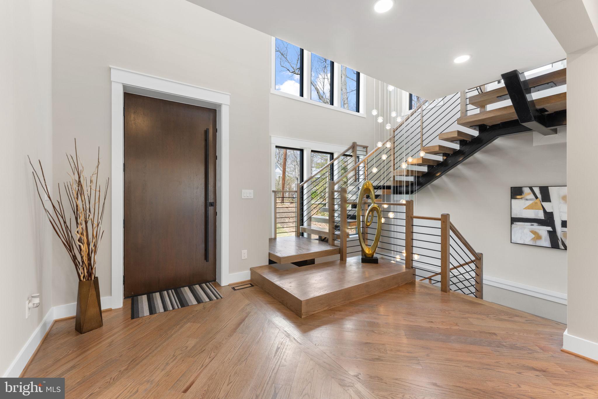 3113 Circle Hill Road Alexandria, VA 22305 - Photo 34 of 78 Breathtaking entry with herring bone oak flooring