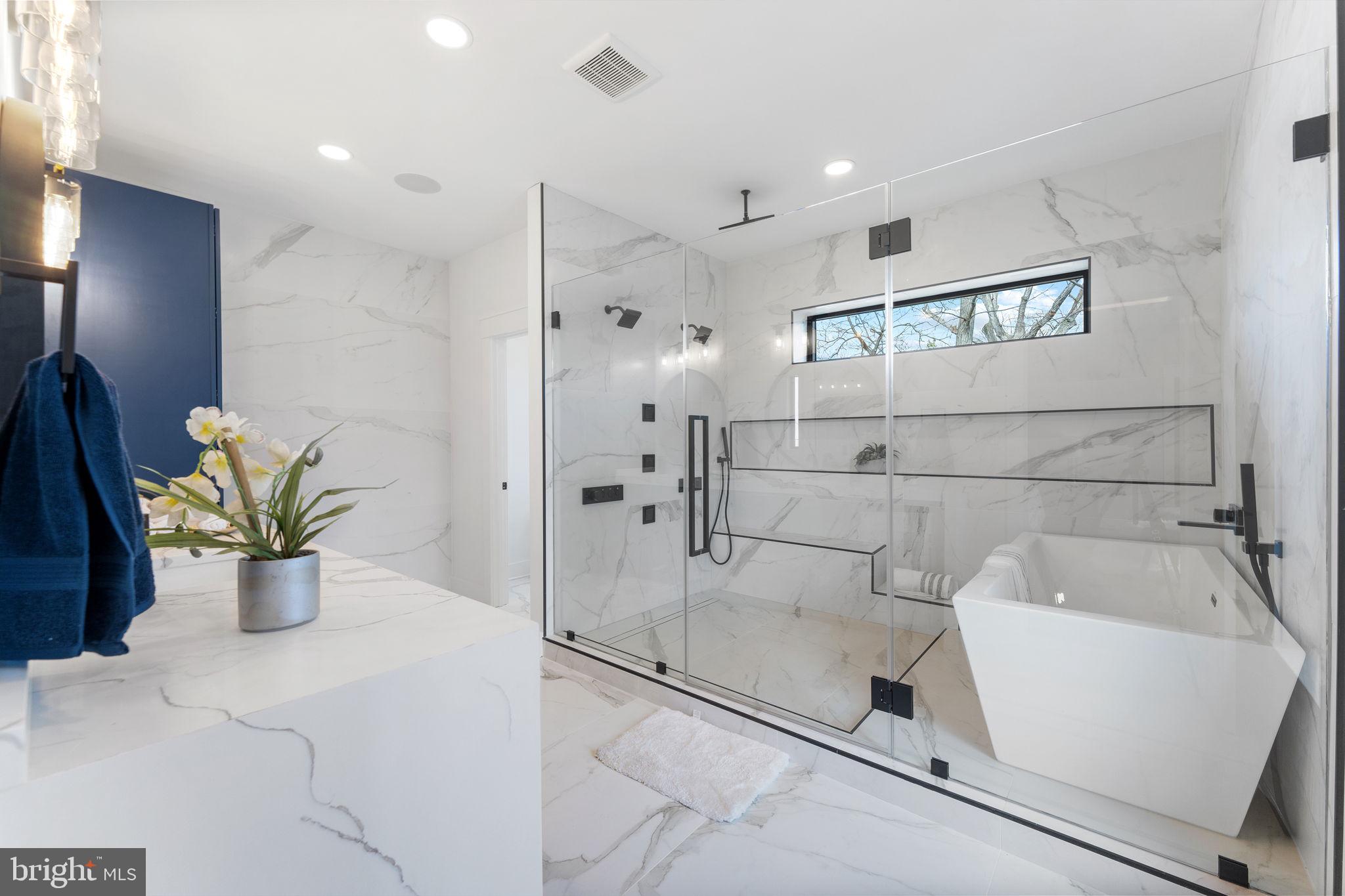 3113 Circle Hill Road Alexandria, VA 22305 - Photo 50 of 78 Primary bath features a floor-to-ceiling stone