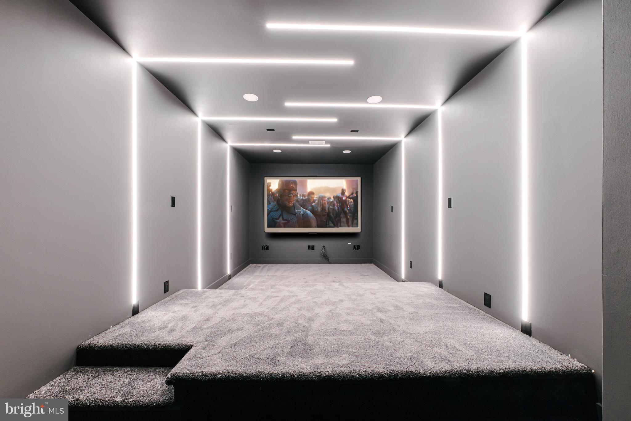 3113 Circle Hill Road Alexandria, VA 22305 - Photo 59 of 78 Custom lighting and a riser for two level seating
