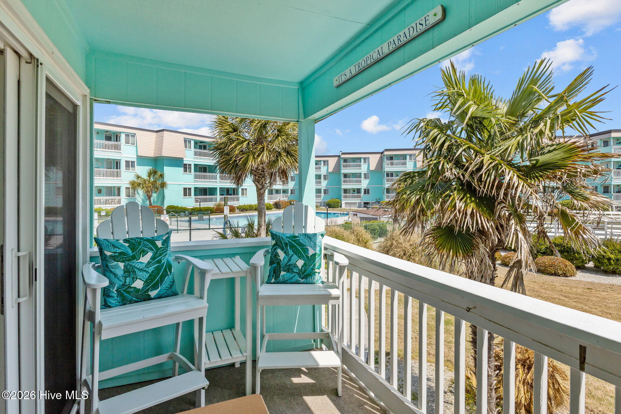 301 Commerce Way, Unit 138 Atlantic Beach, NC 28512 - Photo 4 of 27 Balcony-pool view