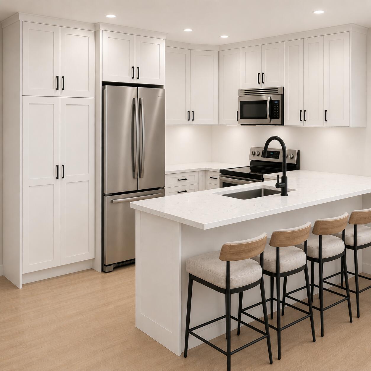 173 Harvard Street, Unit B Portland, ME 04103 - Photo 8 of 18 Kitchen Rendering
