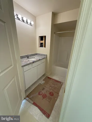 a utility room with closet