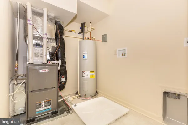a view of water heater room