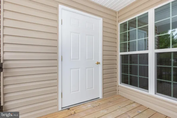 a view of front door