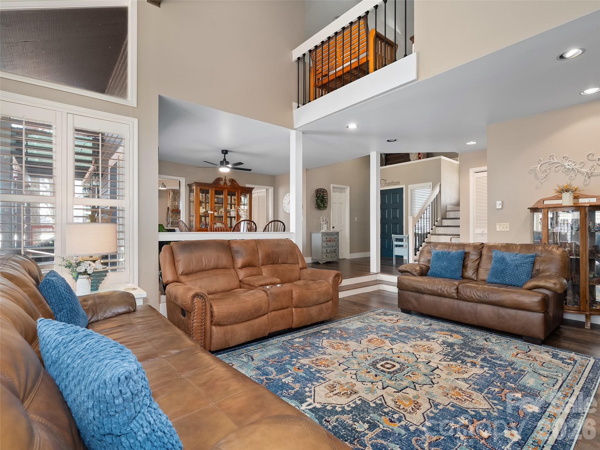 1672 Worley Cove Road Canton, NC 28716 - Photo 11 of 39 a living room with furniture and a large window
