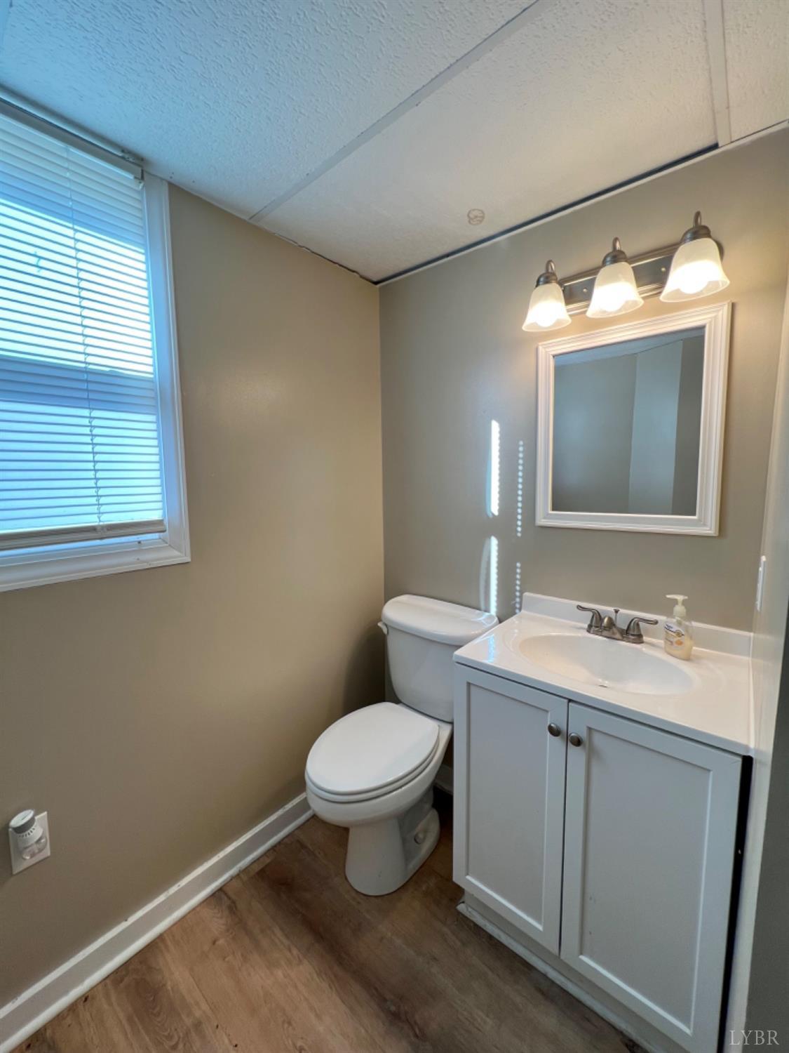417 Jasper Wood Road Hurt, VA 24563 - Photo 17 of 36 a bathroom with a toilet sink and mirror