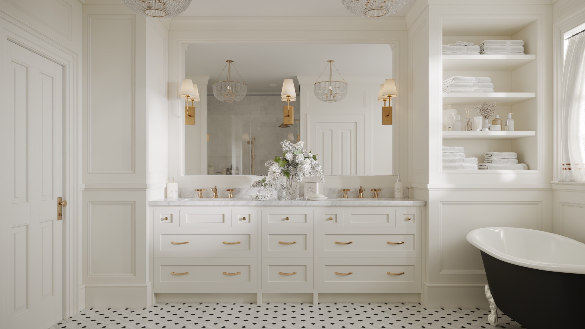 402 Bridge Street Franklin, TN 37064 - Photo 6 of 10 a bathroom with a sink a toilet and shower