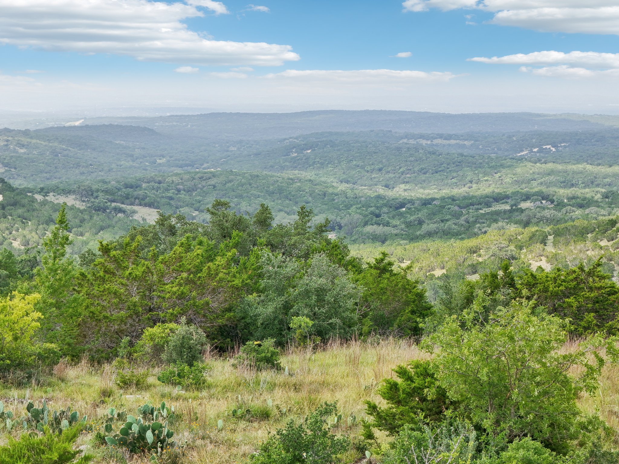 144 Cherokee Ridge Bertram, TX 78605 - Photo 31 of 32 View of mountain backdrop featuring a heavily wooded area