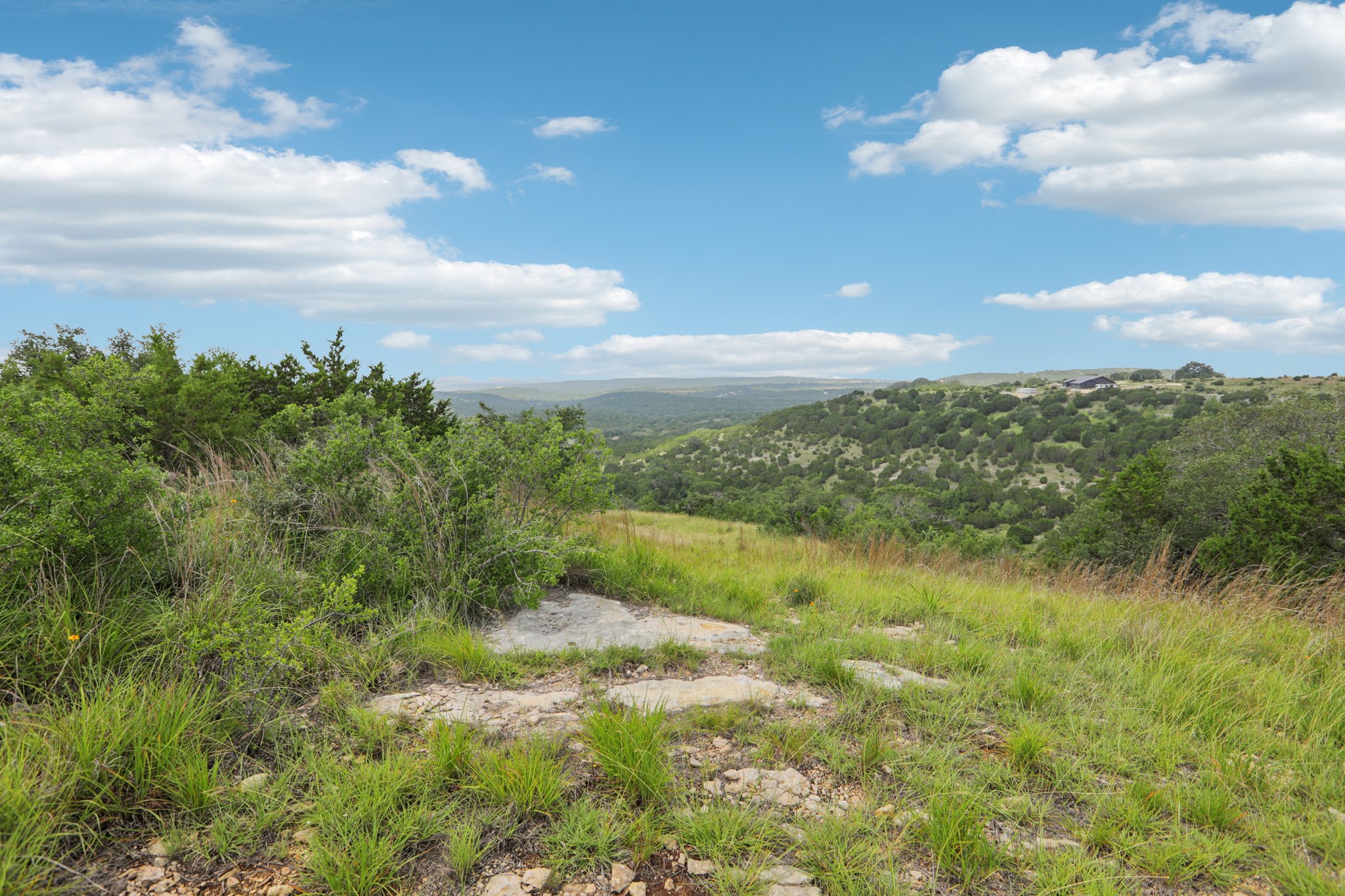 144 Cherokee Ridge Bertram, TX 78605 - Photo 7 of 32 Mountain view with a heavily wooded area