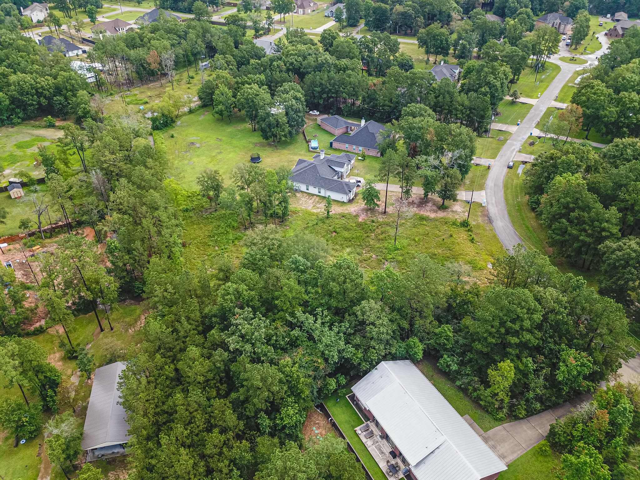 18332 Wisp Willow Way Porter, TX 77365 - Photo 36 of 48 an aerial view of a house with garden space and street view