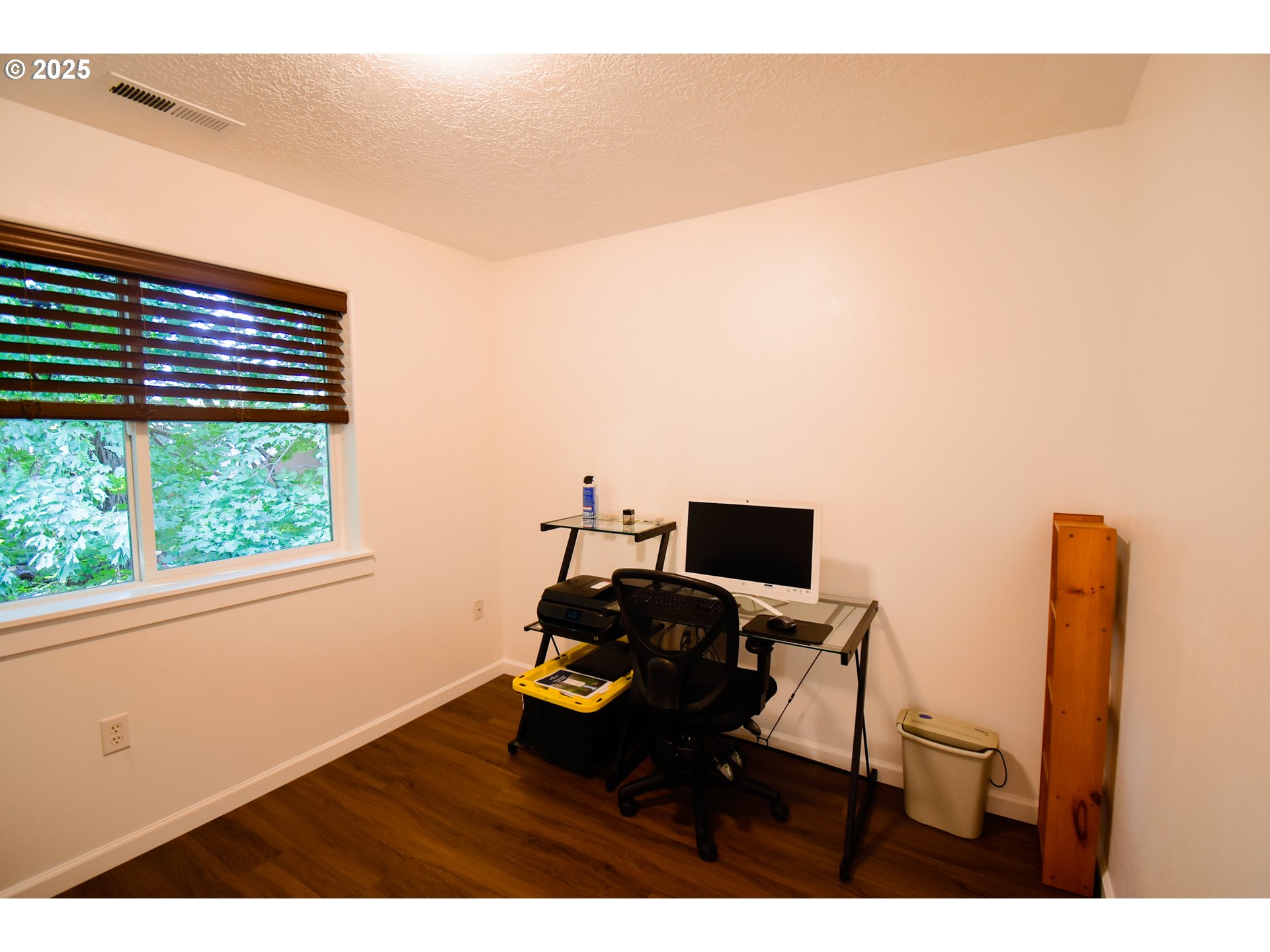 45 Katani Lane Cascade Locks, OR 97014 - Photo 21 of 28 a view of workspace with wooden floor windows