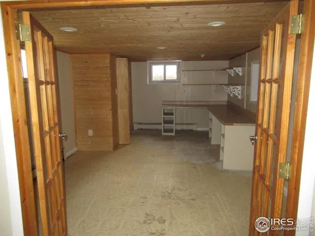 a view of an empty room