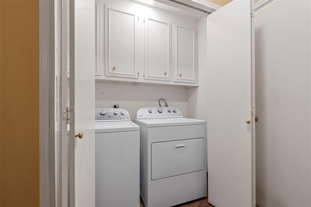 3907 Old Mill Road Waco, TX 76710 - Photo 13 of 30 a utility room with dryer and washer
