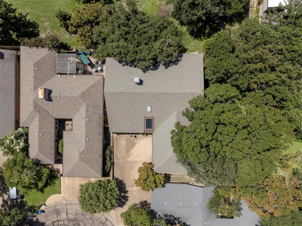 3907 Old Mill Road Waco, TX 76710 - Photo 28 of 30 an aerial view of a house with a yard and garden