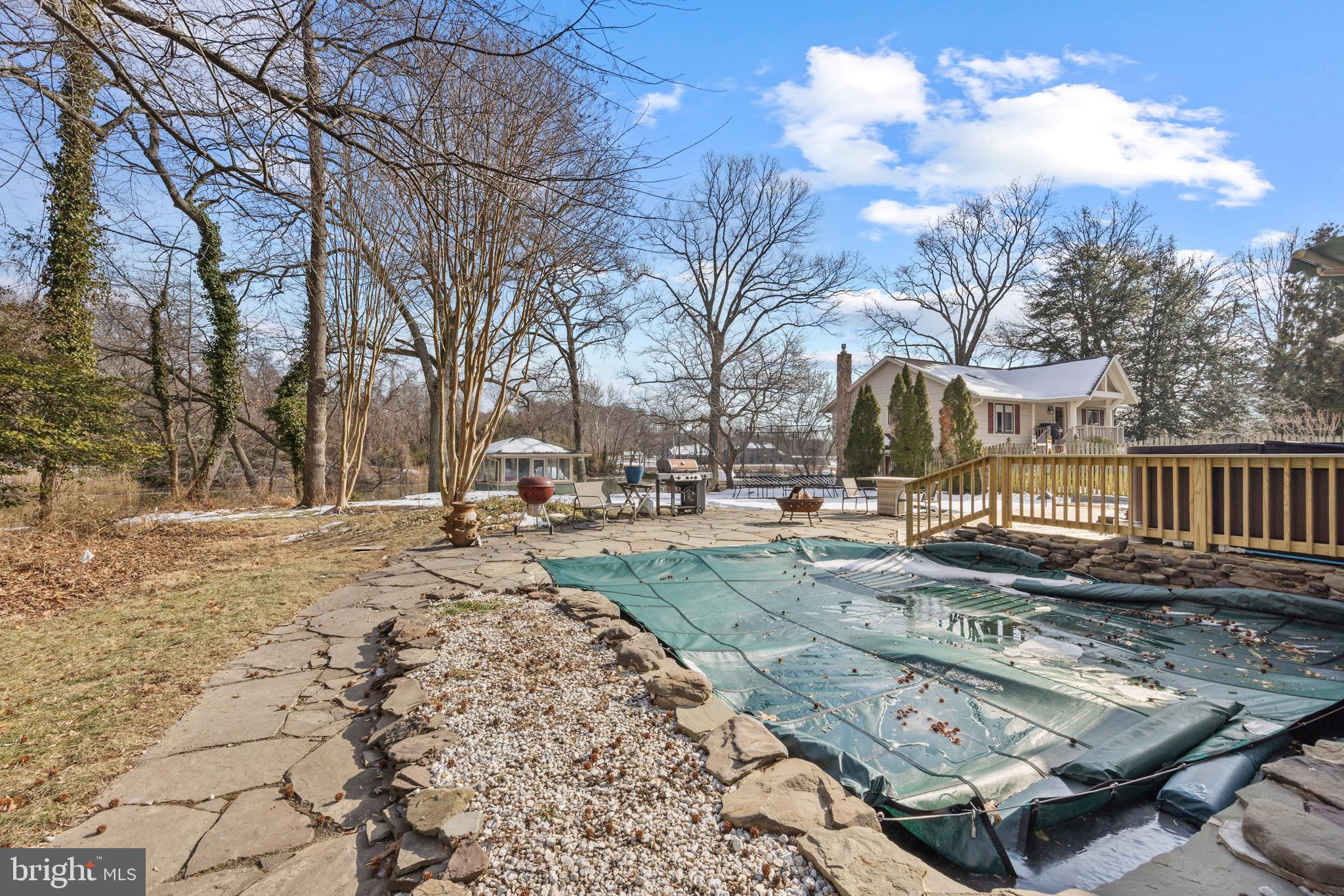 1701 River Road Annapolis, MD 21409 - Photo 28 of 35 View from pool to water's edge