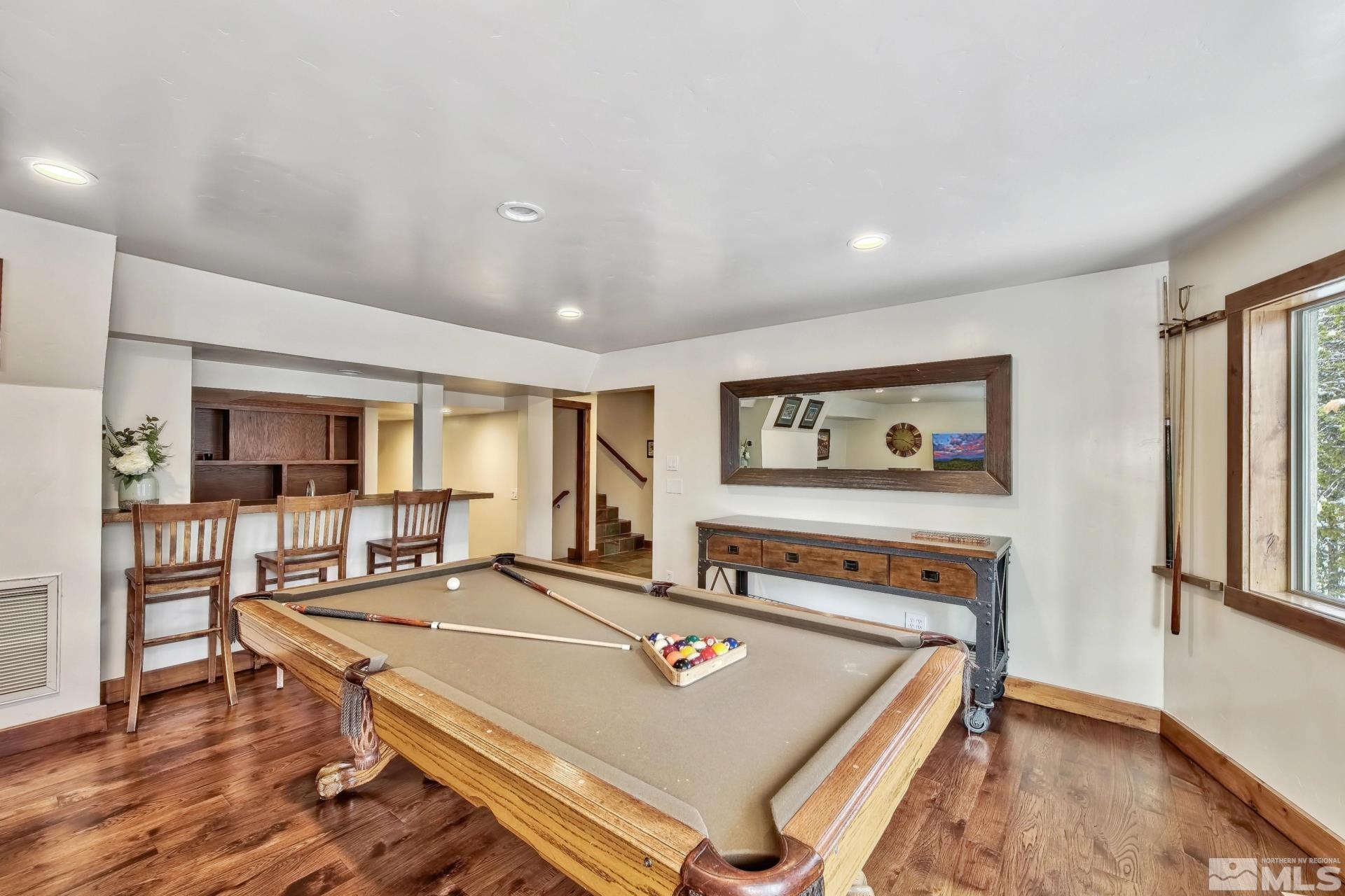 333 Ute Way Stateline, NV 89449 - Photo 35 of 40 a living room with game table and wooden floor