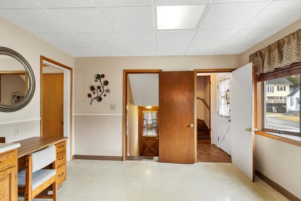 wooden floor in an empty room