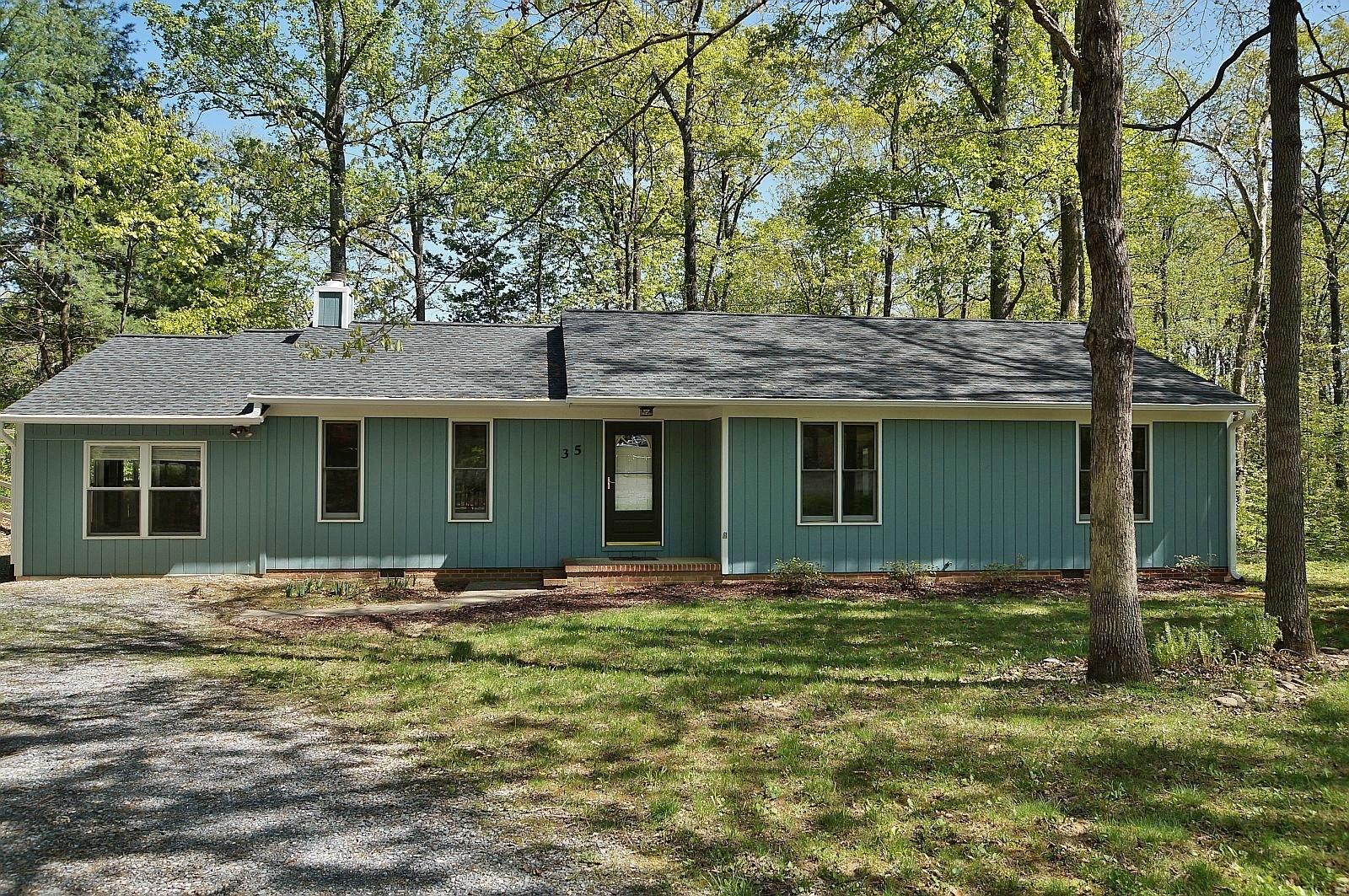 35 Oak Leaf Drive Blue Ridge, VA 24064 - Photo 3 of 36 a view of a house with a yard