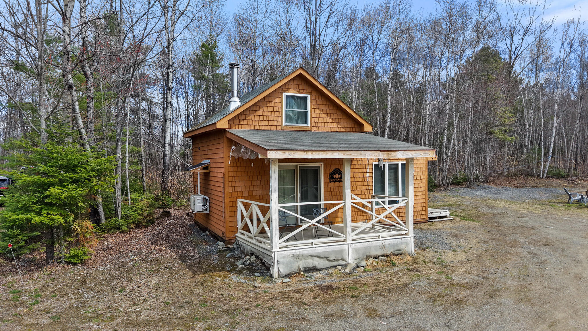 61 Floyd French Road Athens, ME 04912 - Photo 7 of 33 Diagonal View of Front & Left Side