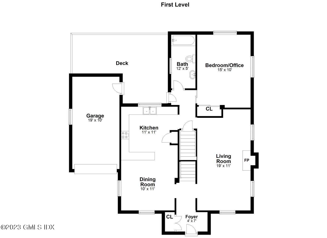 5 Linwood Avenue Riverside, CT 06878 - Photo 14 of 16 a picture of a floor plan
