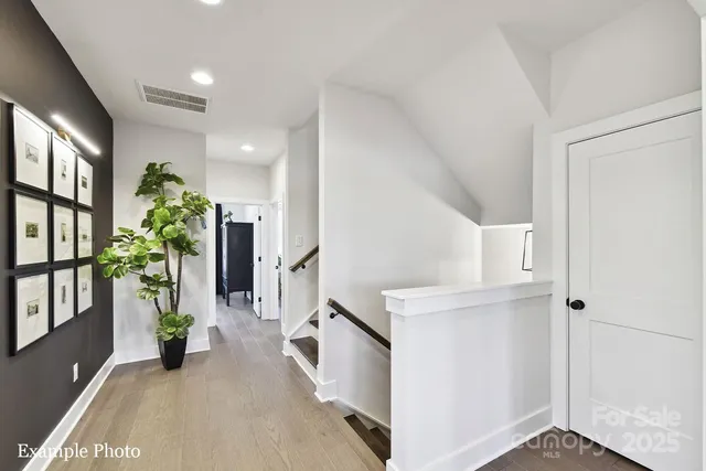 a view of entryway with livingroom and furniture