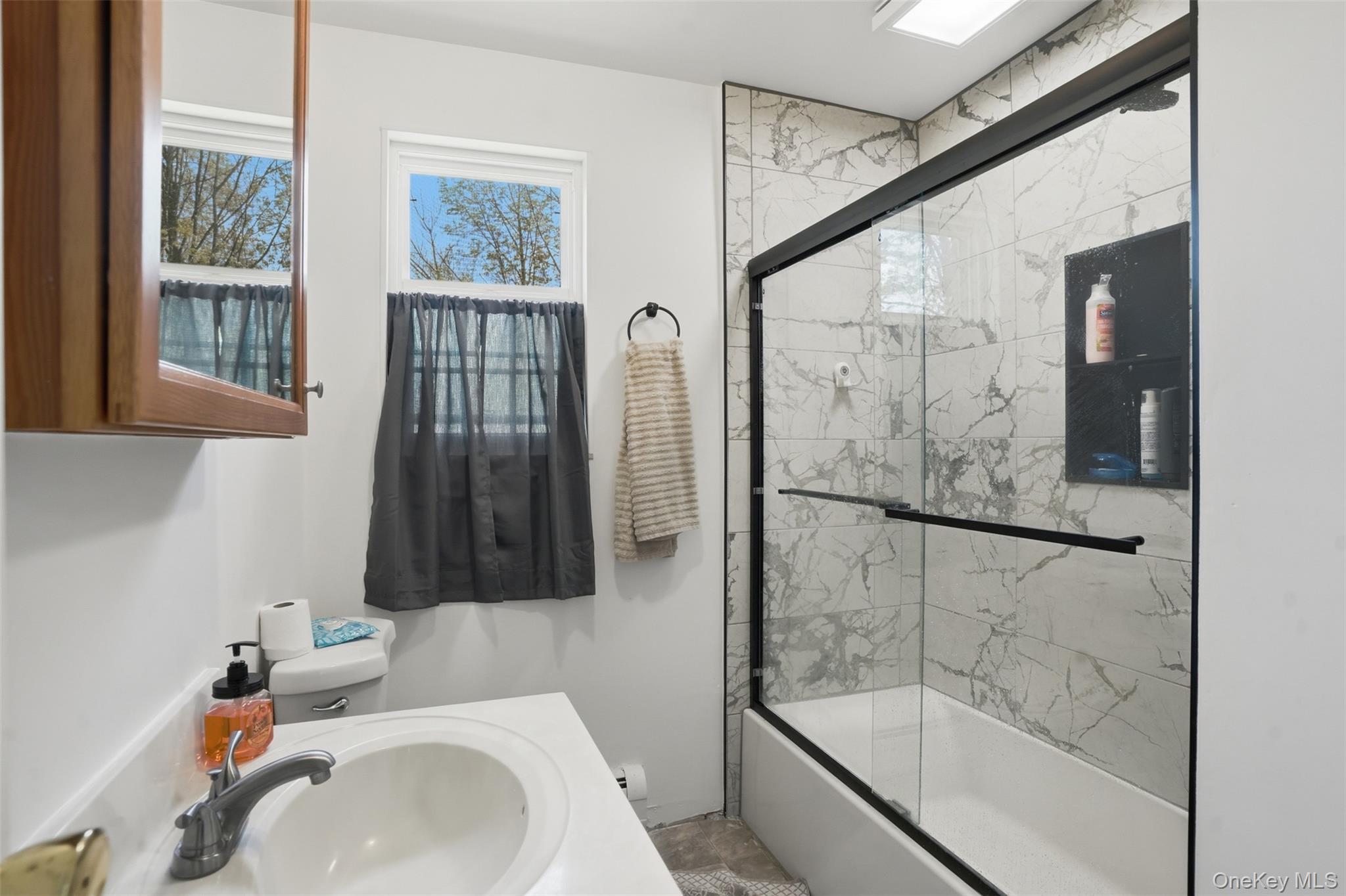 6 Short Road Wurtsboro, NY 12790 - Photo 25 of 48 a bathroom with a sink and a shower