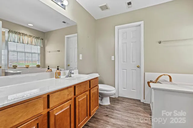 a backyard of a house with seating space