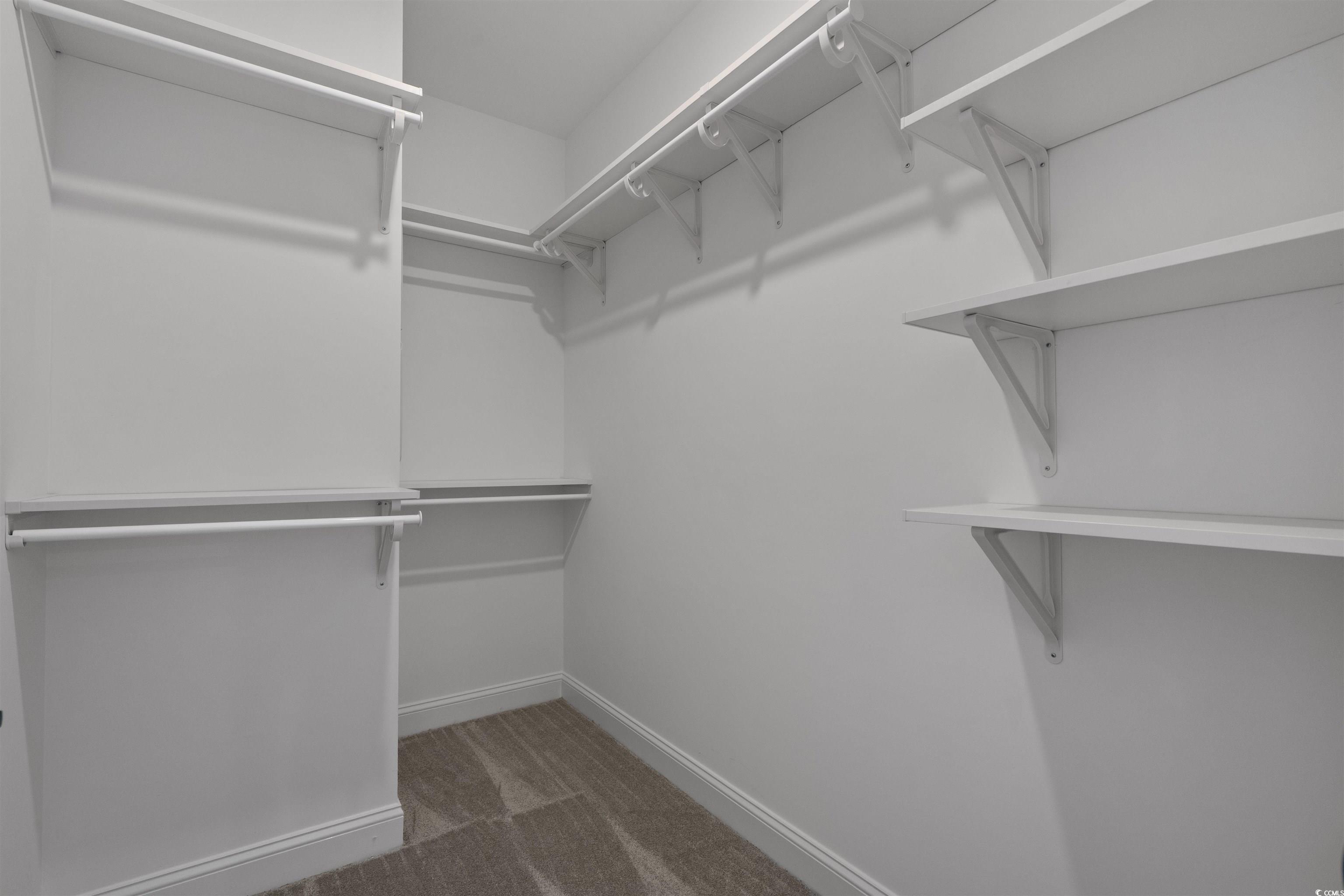 8465 Waltzing Waves Court, Unit 26 Myrtle Beach, SC 29572 - Photo 32 of 40 Walk in closet with dark carpet