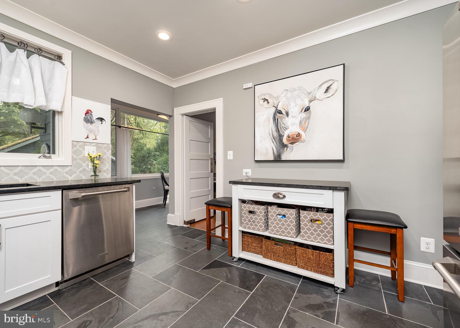 5719 Ridgedale Road Baltimore, MD 21209 - Photo 10 of 35 Heated Slate Floors