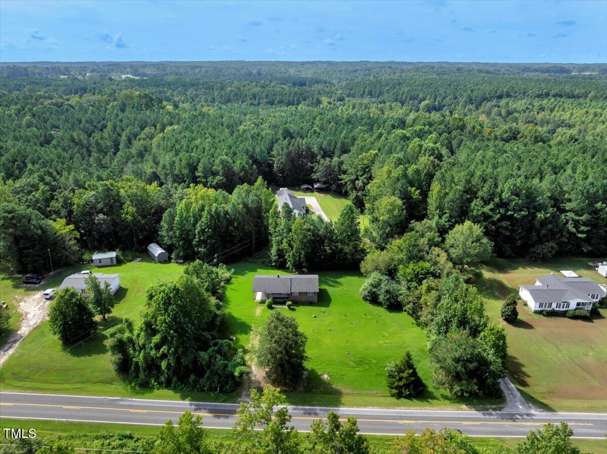 281 Michael's Quarry Road Norlina, NC 27563 - Photo 8 of 12 an aerial view of a house with a yard
