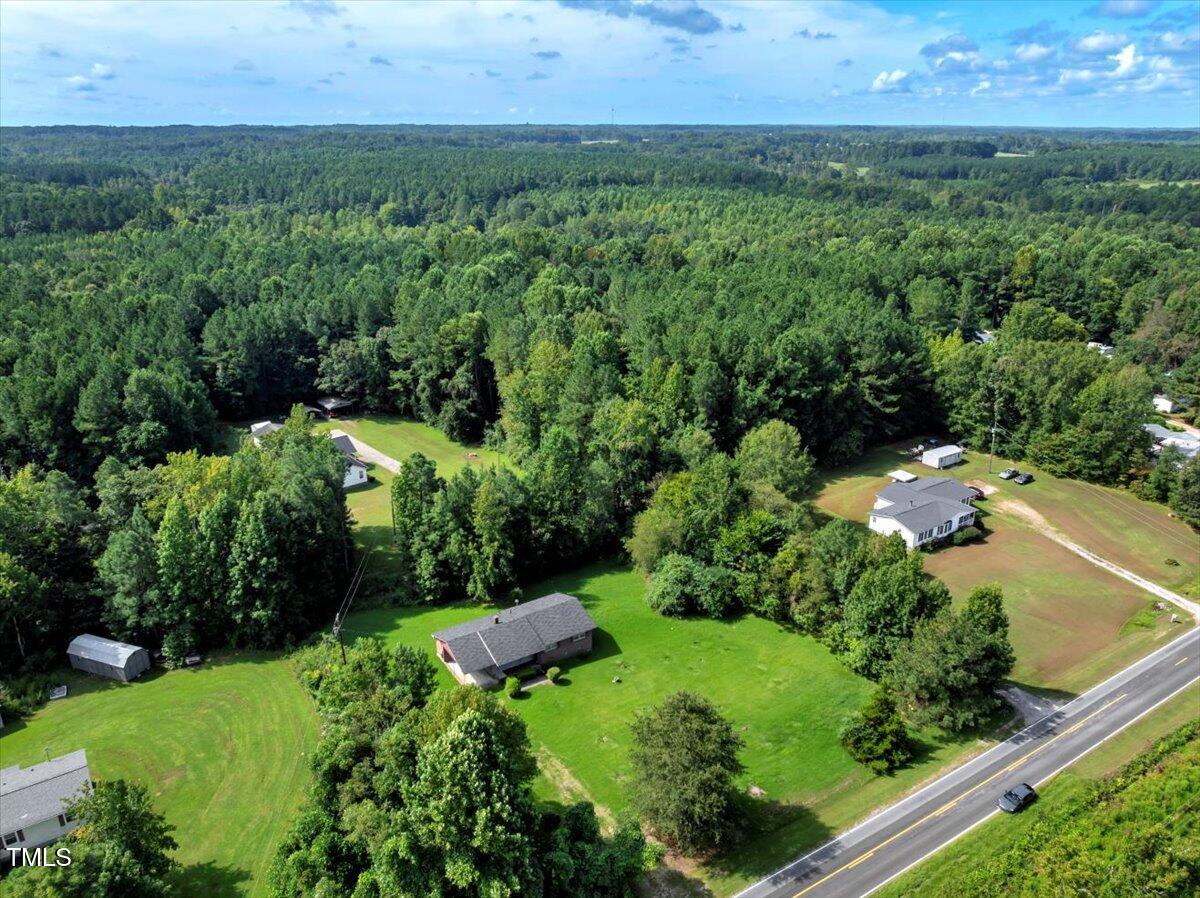 281 Michael's Quarry Road Norlina, NC 27563 - Photo 9 of 12 an aerial view of a house with a yard