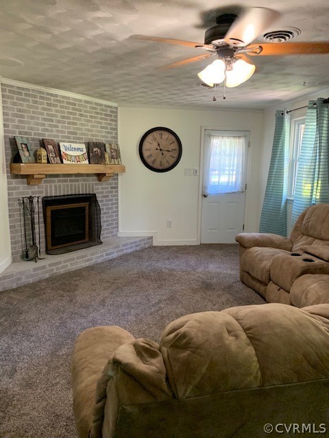 300 Chasnell Road North Chesterfield, VA 23236 - Photo 12 of 25 Family room with view of wood burning fireplace an