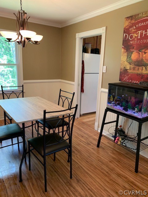 300 Chasnell Road North Chesterfield, VA 23236 - Photo 5 of 25 Dining Room with crown molding, chair rail and bea