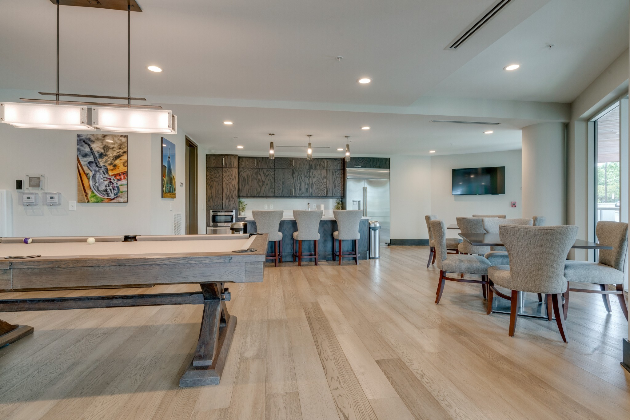 20 Rutledge Street, Unit 406 Nashville, TN 37210 - Photo 42 of 75 a view of a kitchen and dining room