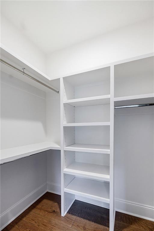 125 Laurel Brk Lane Canton, GA 30115 - Photo 41 of 50 a view of walk in closet with empty racks