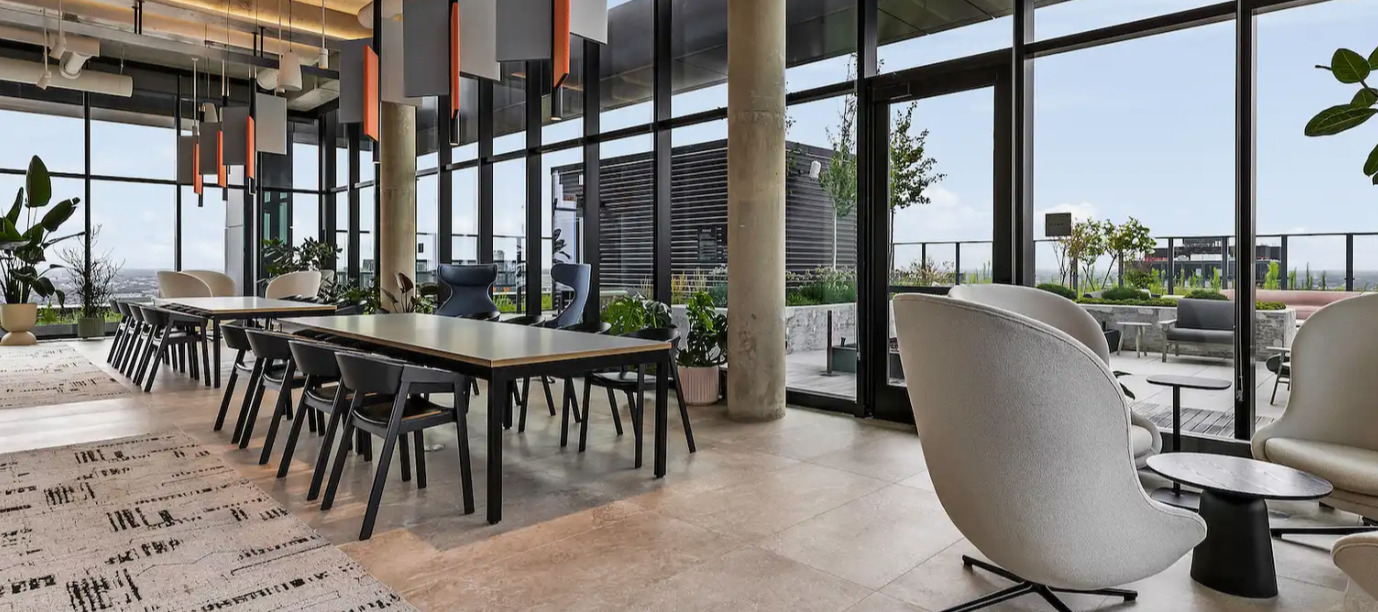 225 North Elizabeth Street, Unit 709 Chicago, IL 60607 - Photo 16 of 31 a view of a dining room with furniture window and outside view