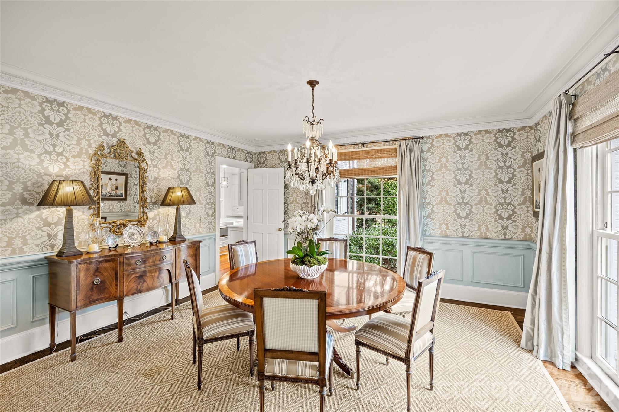 640 Colville Road Charlotte, NC 28207 - Photo 3 of 48 a dining room with furniture window and outside view