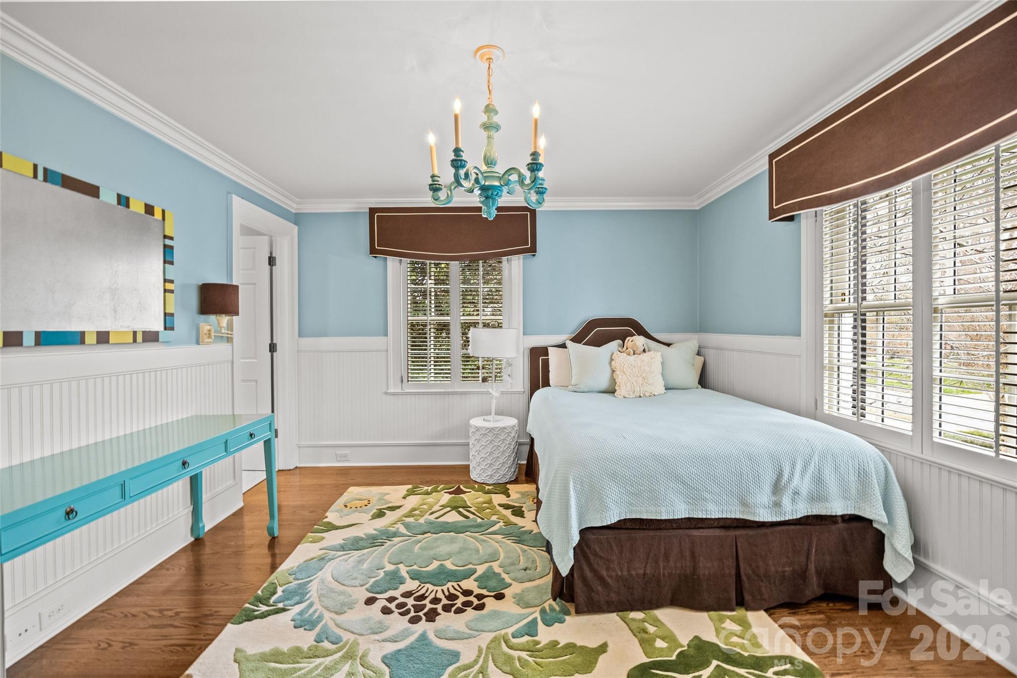 640 Colville Road Charlotte, NC 28207 - Photo 38 of 48 a bedroom with a bed bathtub and window