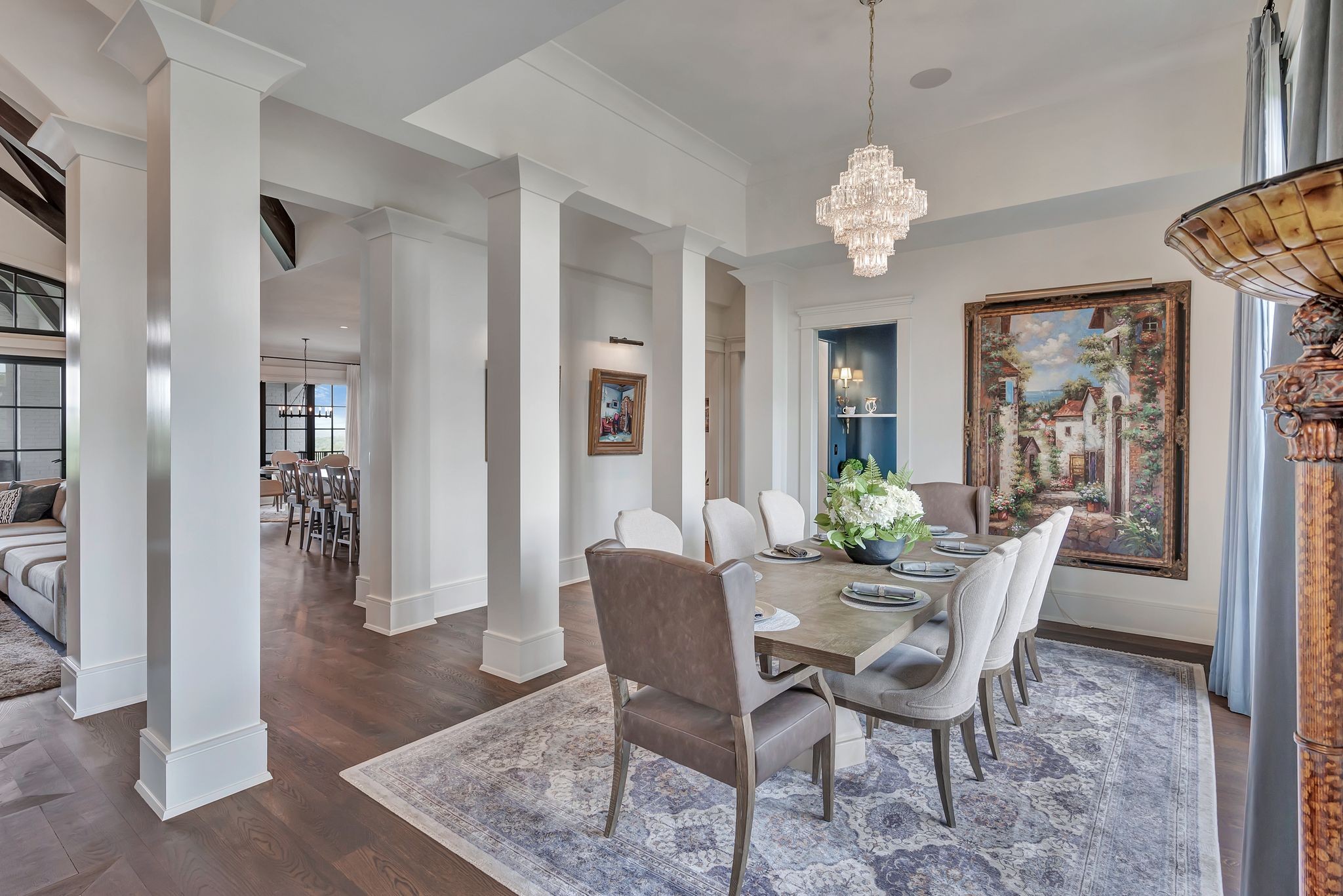 467 Canterbury Rise Franklin, TN 37067 - Photo 14 of 100 a view of a dining room with furniture and wooden floor