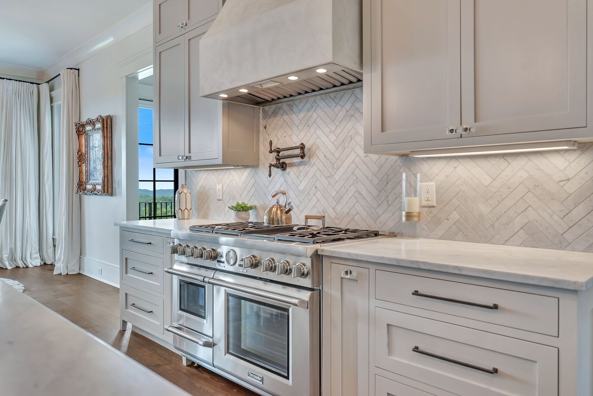 467 Canterbury Rise Franklin, TN 37067 - Photo 27 of 100 a white stove top oven sitting inside of a kitchen